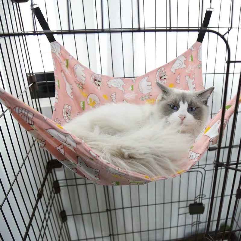 [SG Stock] Cat hanging bed for cage pet summer bed hammock
