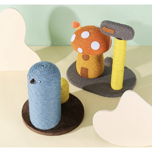 [SG Stock] Mushroom Chicken Cat scratch pole post pet toy