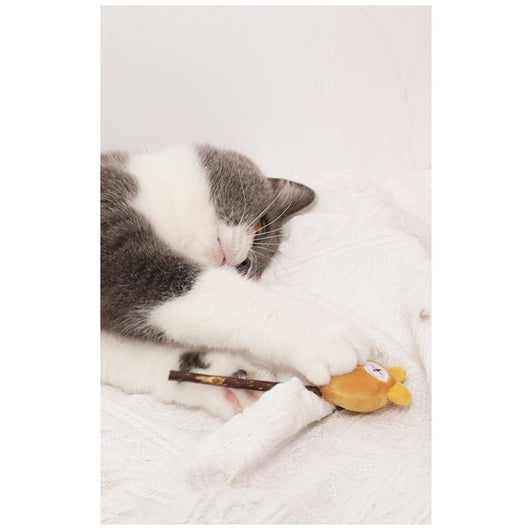 TinyPet catnip lollipop toy with bell biting pet toy