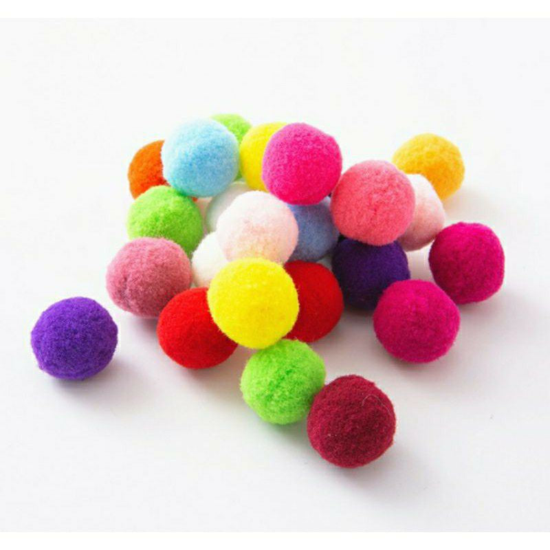 Cat toy polyester ball 5cm parrot dog rabbit hamster pet toys Singapore Ready stock