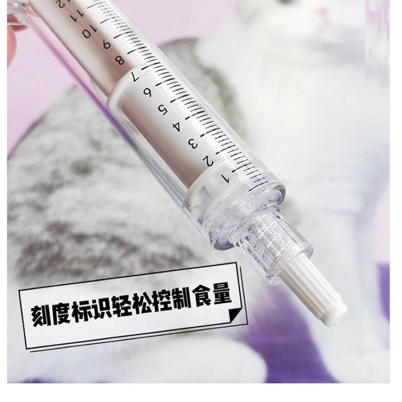 [SG Stock] Pet Syringe Milk Feeder for Newborn Kitten Cat Popper - Easy and Safe Feeding Solution