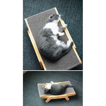 [SG Stock] Wooden cat scratch board multi function transformer bed