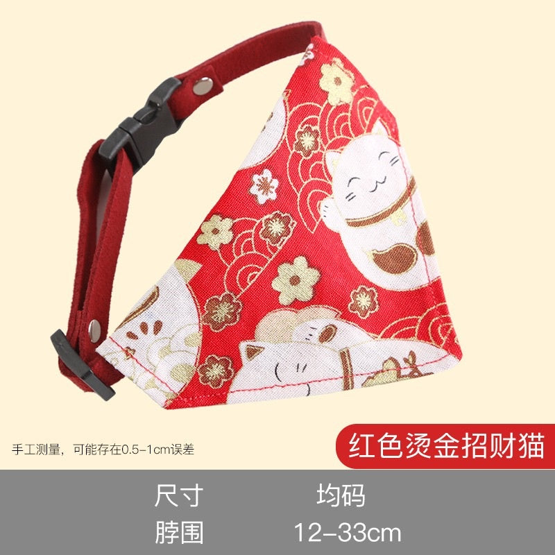 [SG Stock] Cat collar pet necklace tie