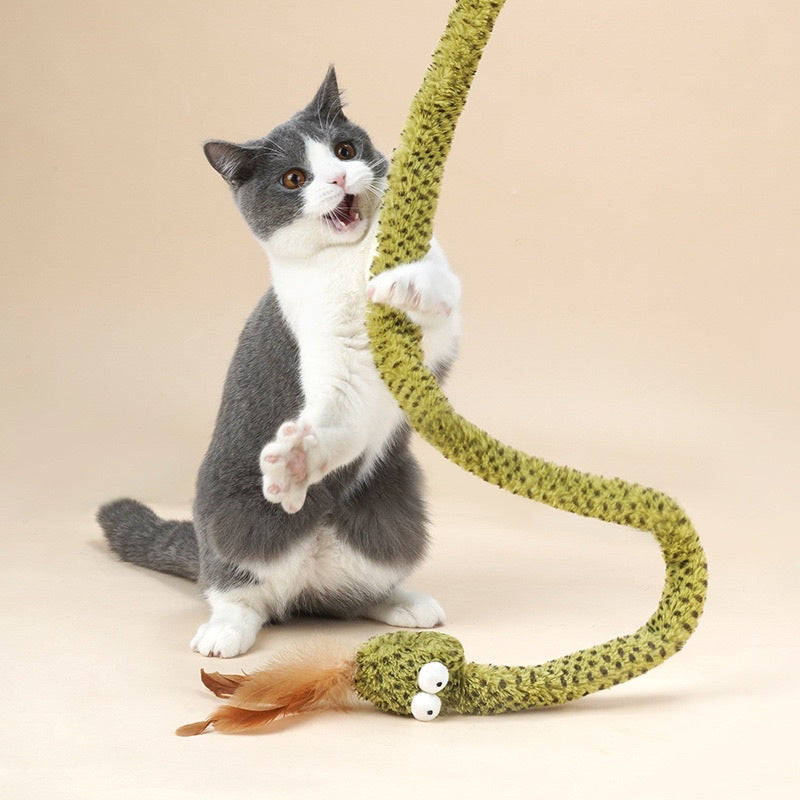[SG Stock] Zeze snake cat teaser wand pet toy