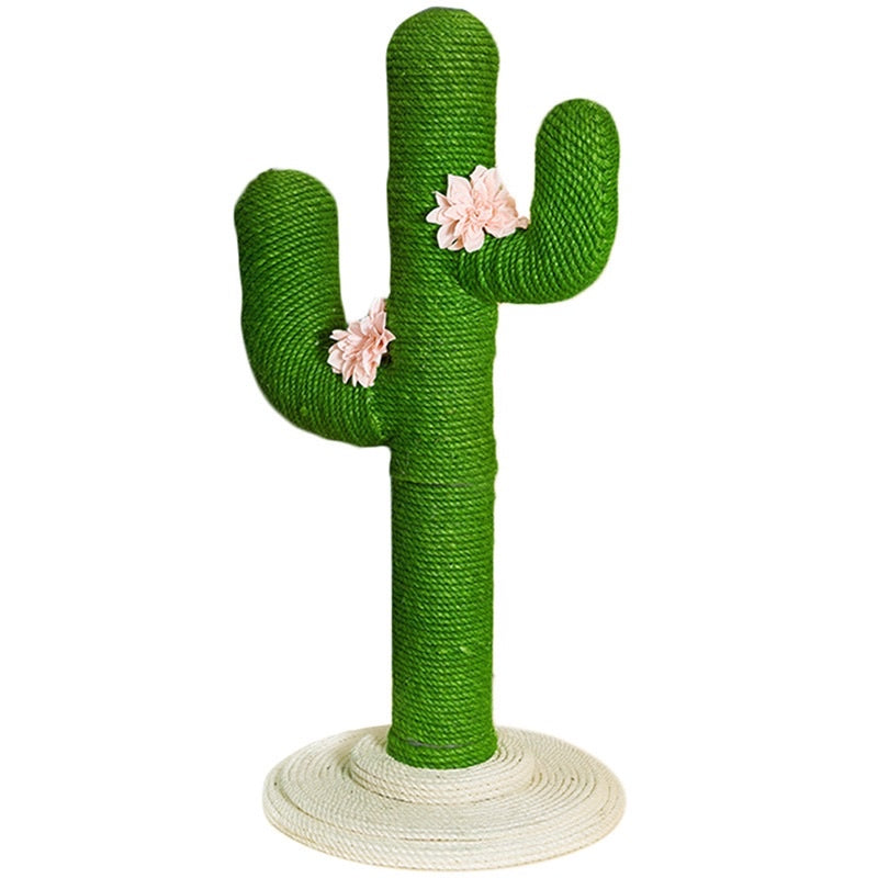 [SG stock] Vetreska Cat Scratch Tree Tower Hemp Rope Cactus Pet Toy