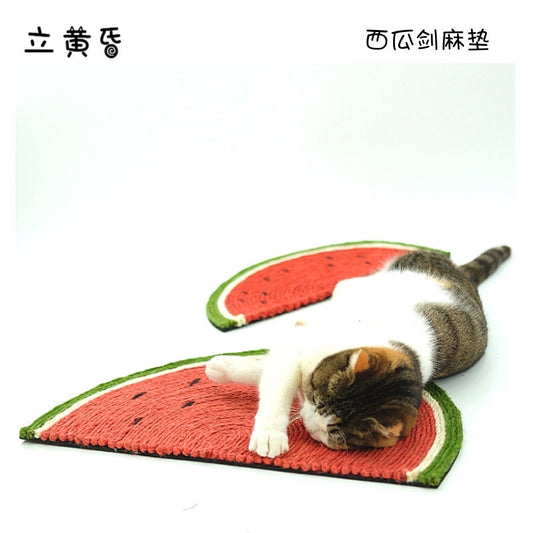 [SG Stock]Summer Watermelon Scratch Pad Cat