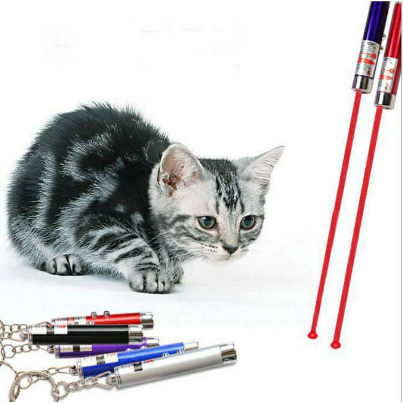 [SG] Ready Stock Cat toy laser pointer pen LED light pet toy presentation free normal mail