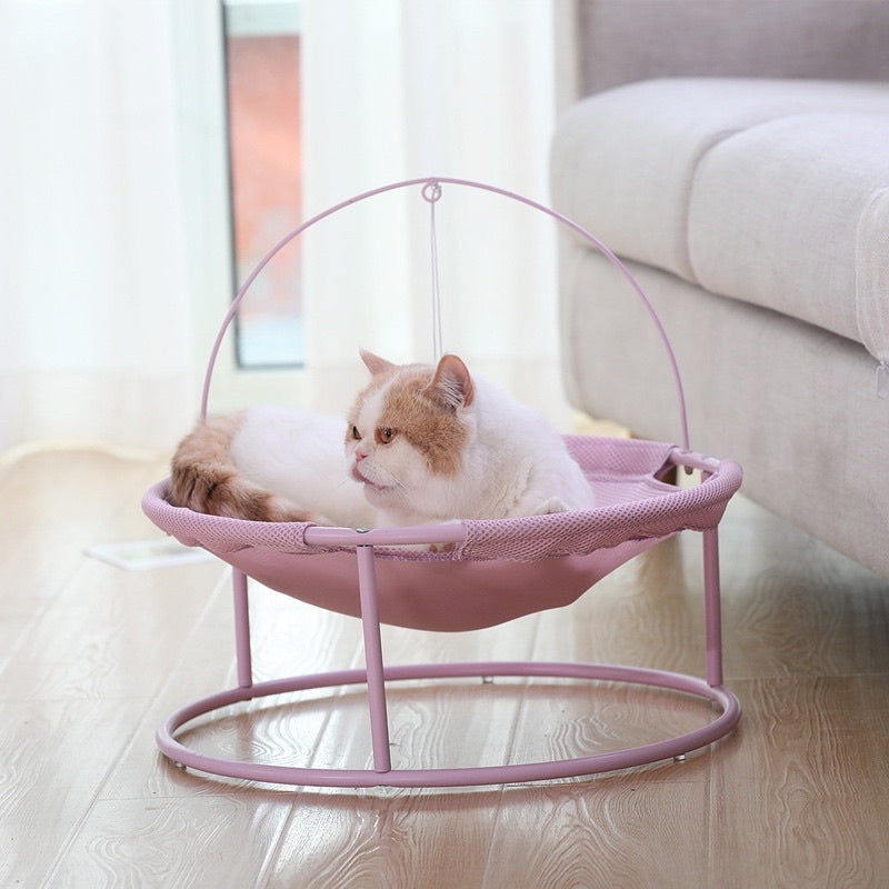 [SG Stock] Hoopet Cat hammock with teaser pet bed sofa chair summer