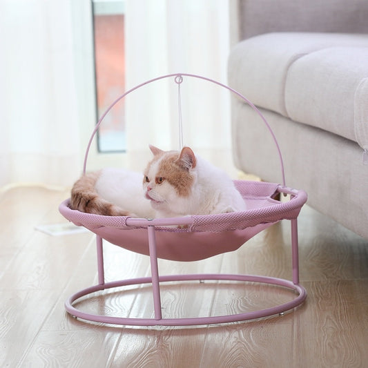 [SG Stock] Hoopet Cat hammock with teaser pet bed sofa chair summer