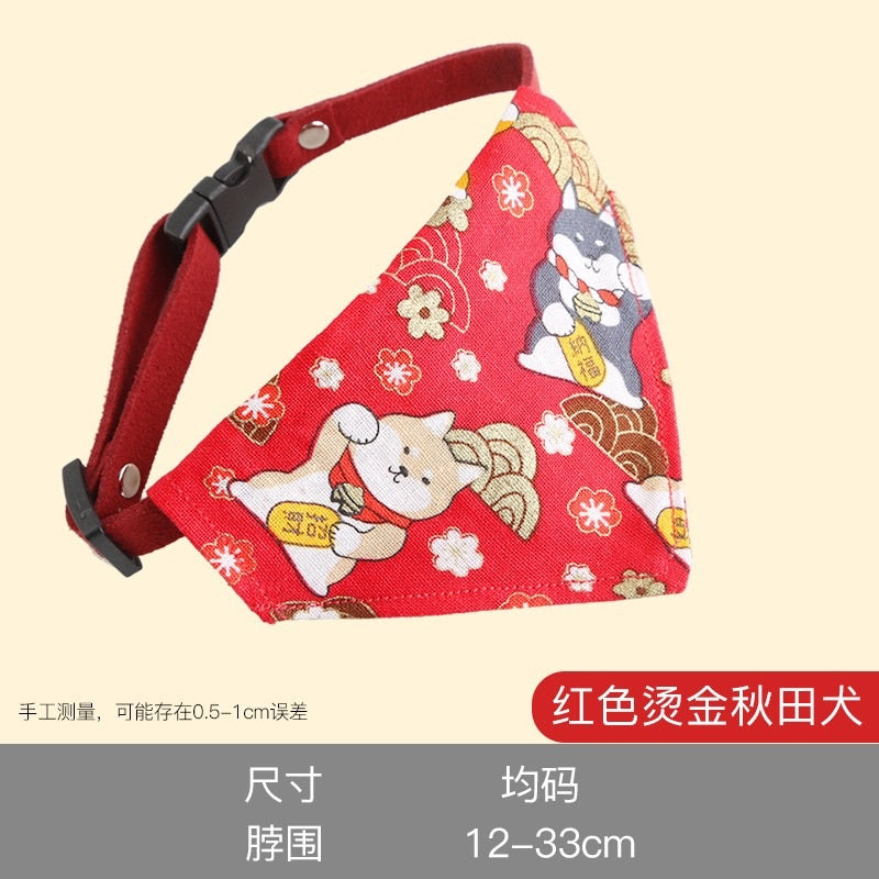 [SG Stock] Cat collar pet necklace tie
