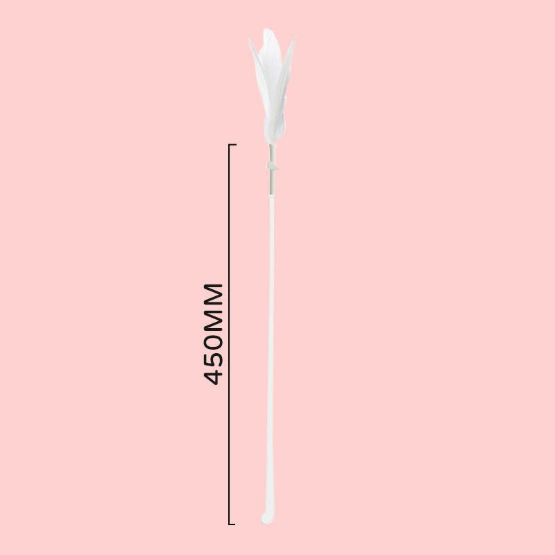 [SG] soft zoo cat teaser with feather fluffy ball and tassel muti-funtion replaceable