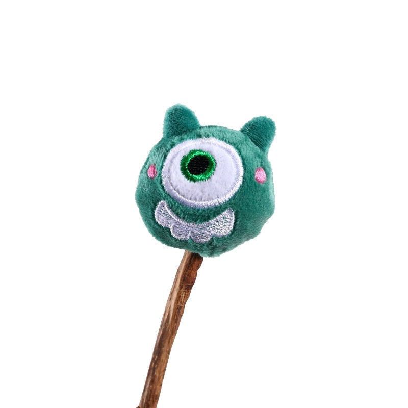 TinyPet catnip lollipop toy with bell biting pet toy