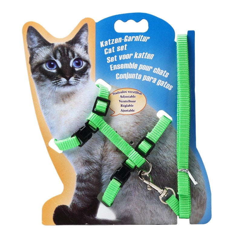 [SG stock] Adjustable cat walking rope lease cat toy leash