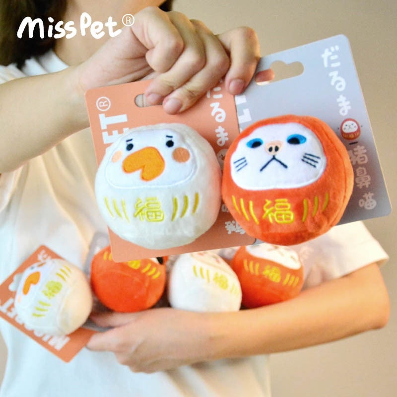 MissPet daruma catnip cat toy chaser ball pet toy