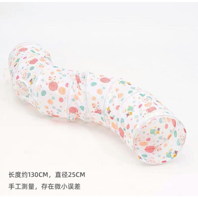 [SG stock] Cat Tunnel passageway foldable tubes kitten dog puppy rabbit pet toy Play