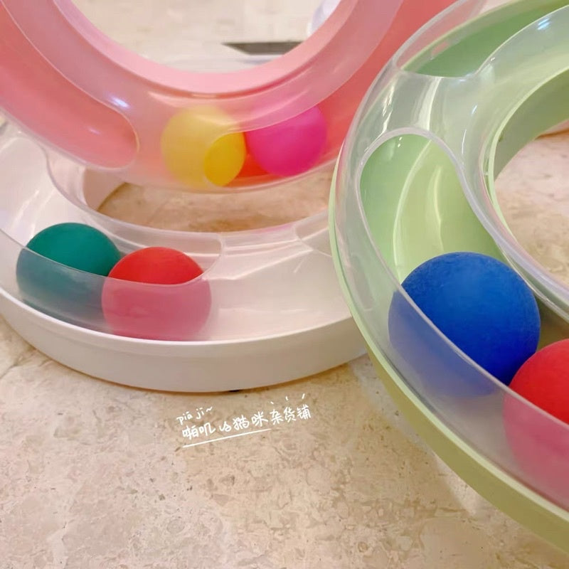 [SG Stock] Carno Cat infinite ♾ tunnel pet toy with ball
