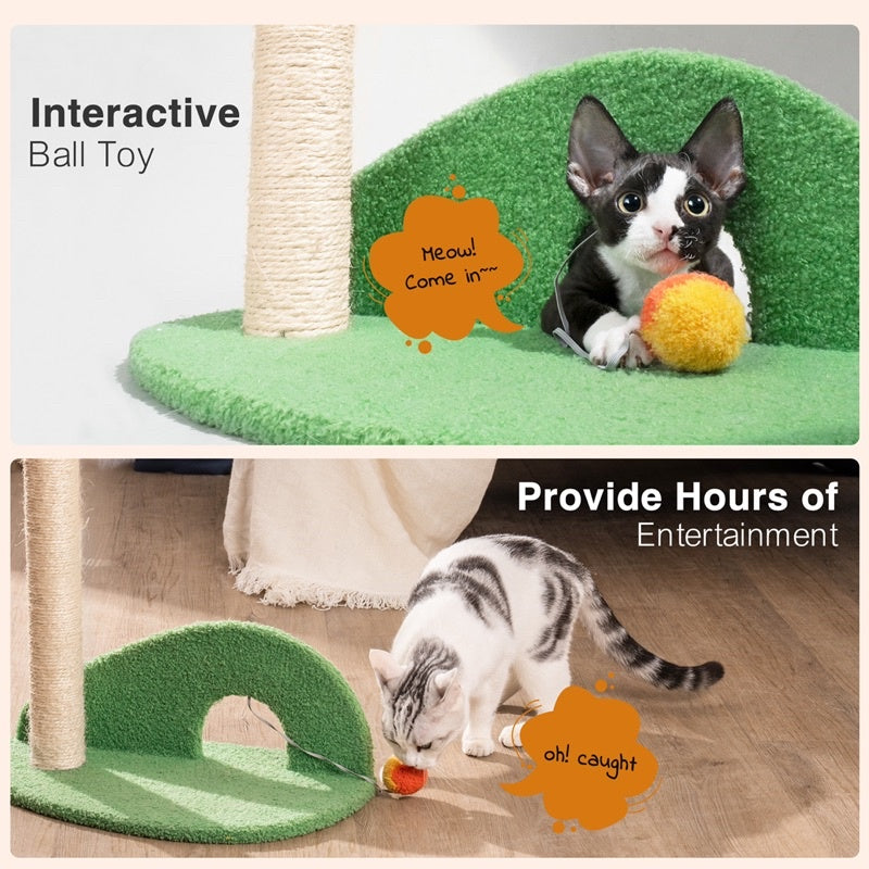 MewooFun premium sisal withstand cat scratch pole post golf ⛳️