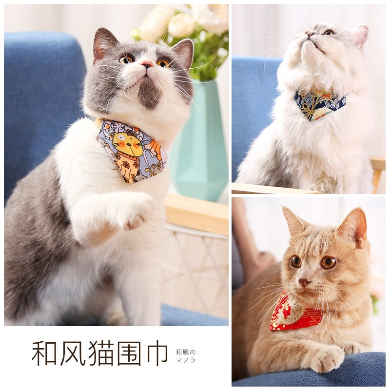 [SG Stock] Cat collar pet necklace tie
