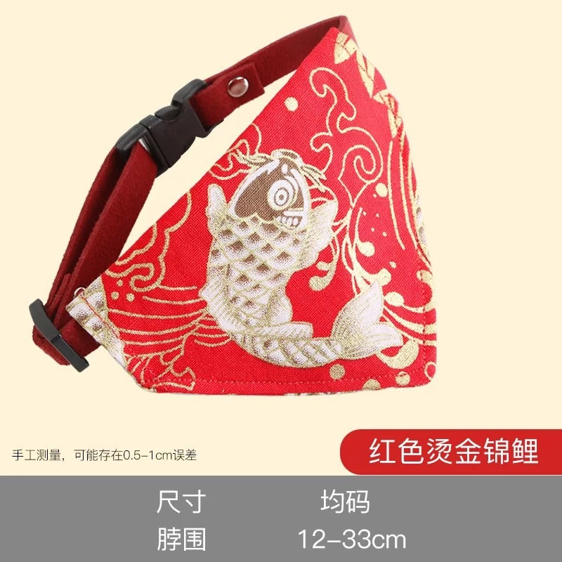 [SG Stock] Cat collar pet necklace tie