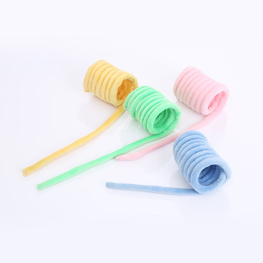 Cat toy large soft spring chaser bitting pet toy