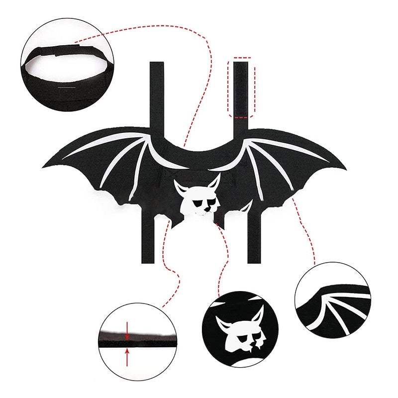 [SG Stock] Cat Dog Pet Halloween 🎃 costume 👻 bat wing vampire cute cloth