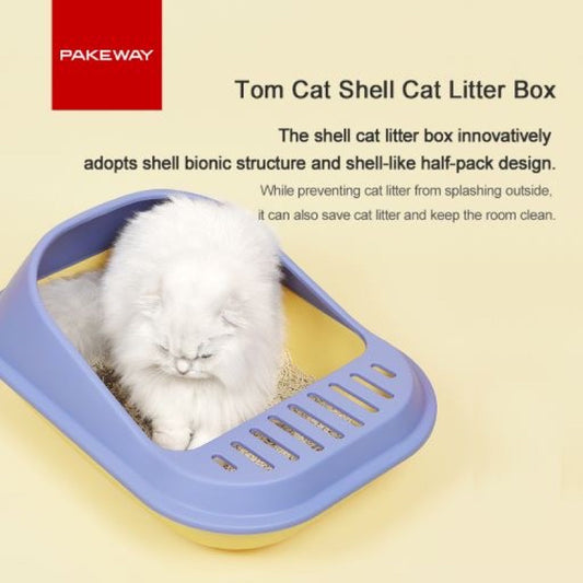 Pakeway Tomcat shell 🐚 cat litter box pet toilet