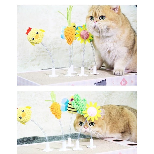 [SG Stock] FOFOS cat teaser stick catnip value pack 5 pieces pet toy