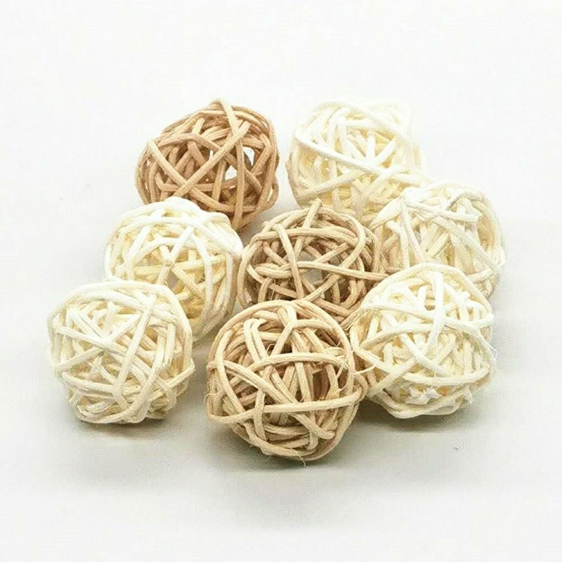 [SG Stock] Cat toy rattan ball Singapore ready stock pet toys parrot rabbit hamster pet toys