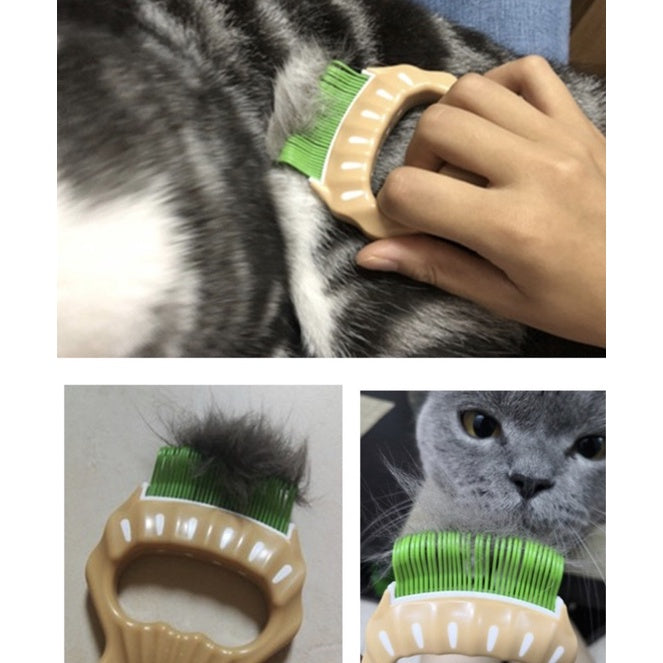 [SG Stock] Pet brush grooming cat shell hair removal