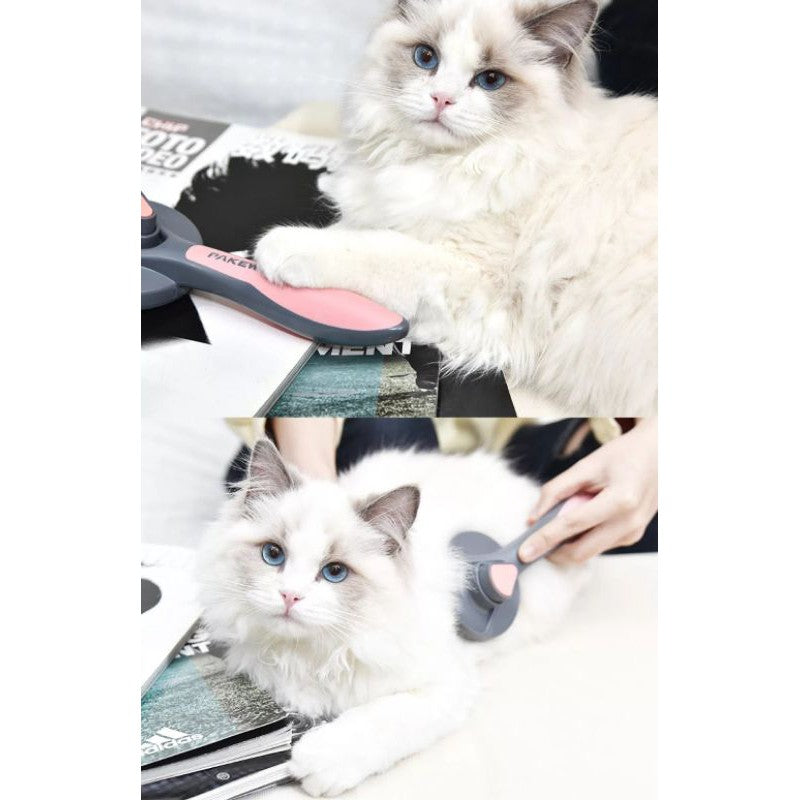 [SG Stock] Pakeway Pet gromming Brush cat dog Comb self clean hair remover