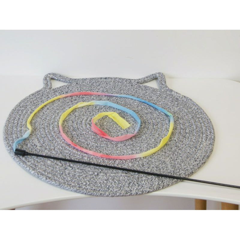Rainbow color cat teaser 110cm cat toy pet toy