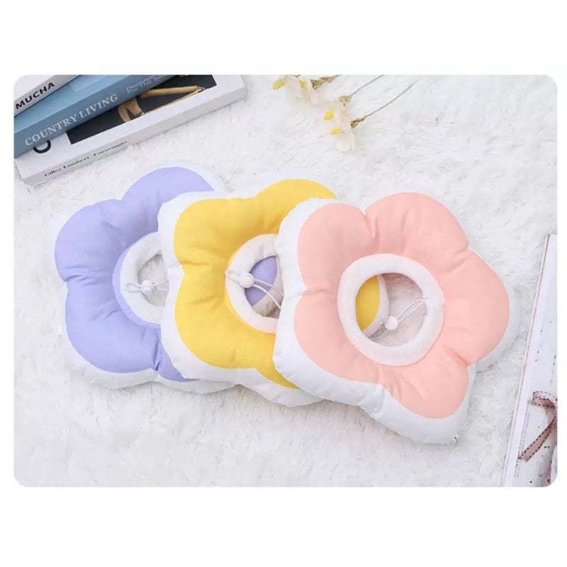 [SG Stock] Pet E collar Elizabeth cone water proof prevent licking surgery healing soft anti bite sunflower 🌻