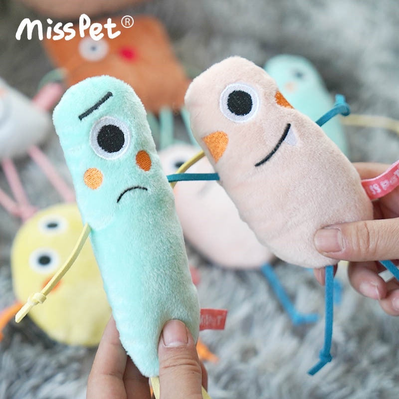 [SG Stock] Misspet small monster alien catnip chasing cat toy pet toy