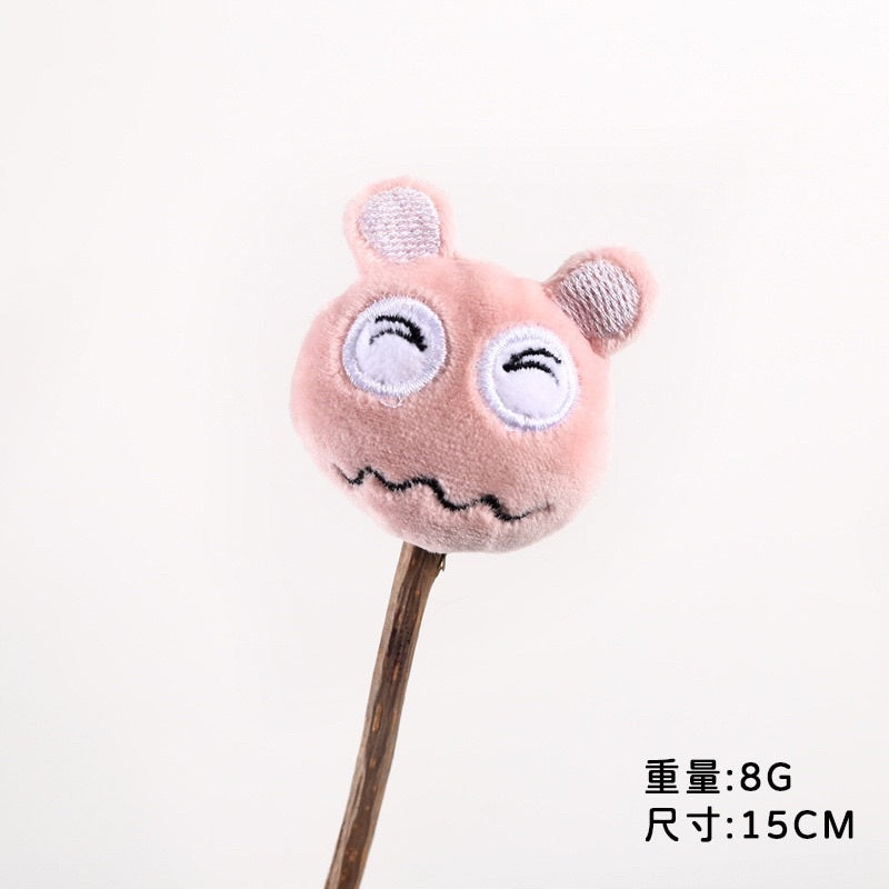 TinyPet catnip lollipop toy with bell biting pet toy