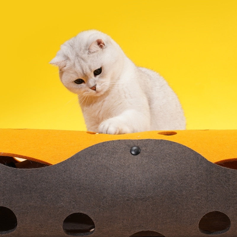 [SG Stock] Cat felt tunnel toy cat scratch hide bed pet toy