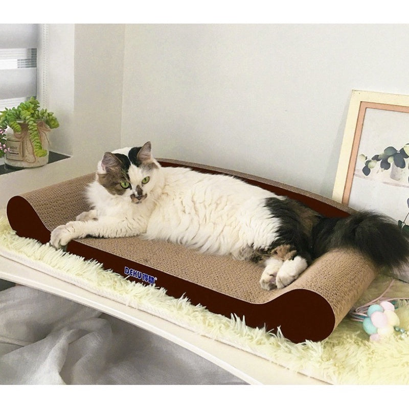 Deku cat scratch board sofa pet bed scratching post