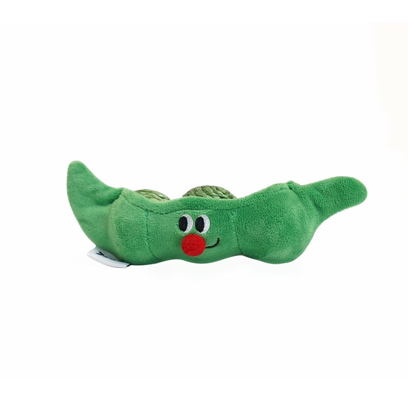 Zeze green peas bean 🫘 cat toy sisal ball with sound
