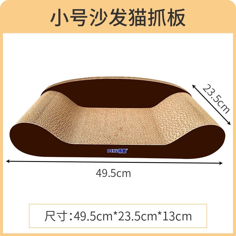 Deku cat scratch board sofa pet bed scratching post