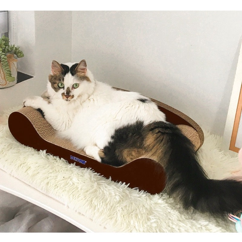 Deku cat scratch board sofa pet bed scratching post