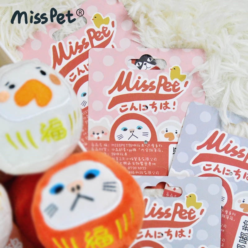 MissPet daruma catnip cat toy chaser ball pet toy