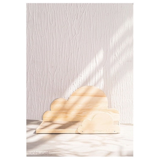 Wakupet wooden cloud ☁️ scratcher cat scratch board pet toy bed