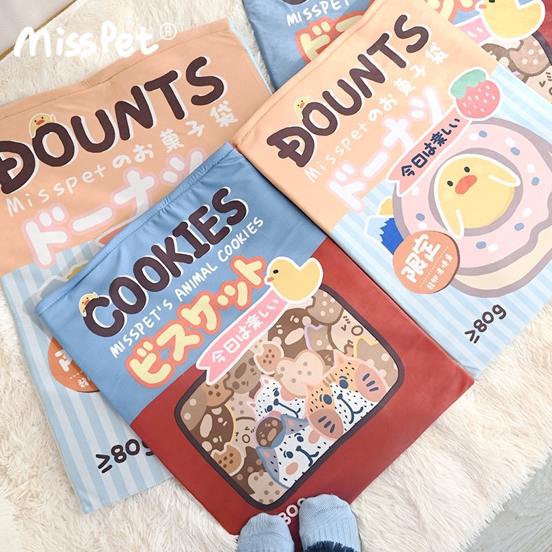 Misspet soft cat bag pocket bed donut 🍩 cookie 🍪