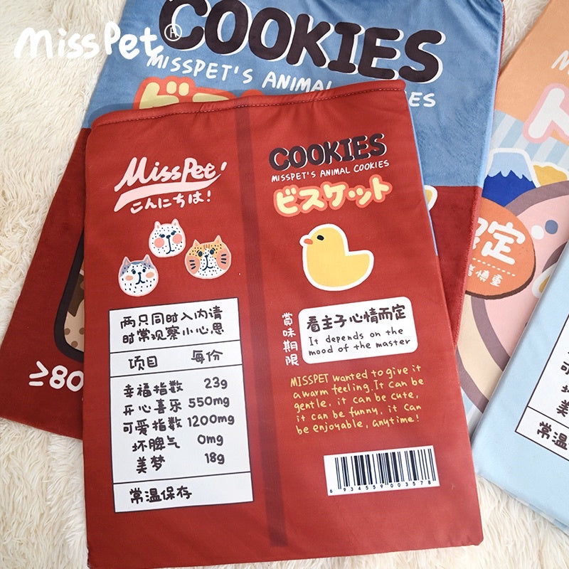 Misspet soft cat bag pocket bed donut 🍩 cookie 🍪