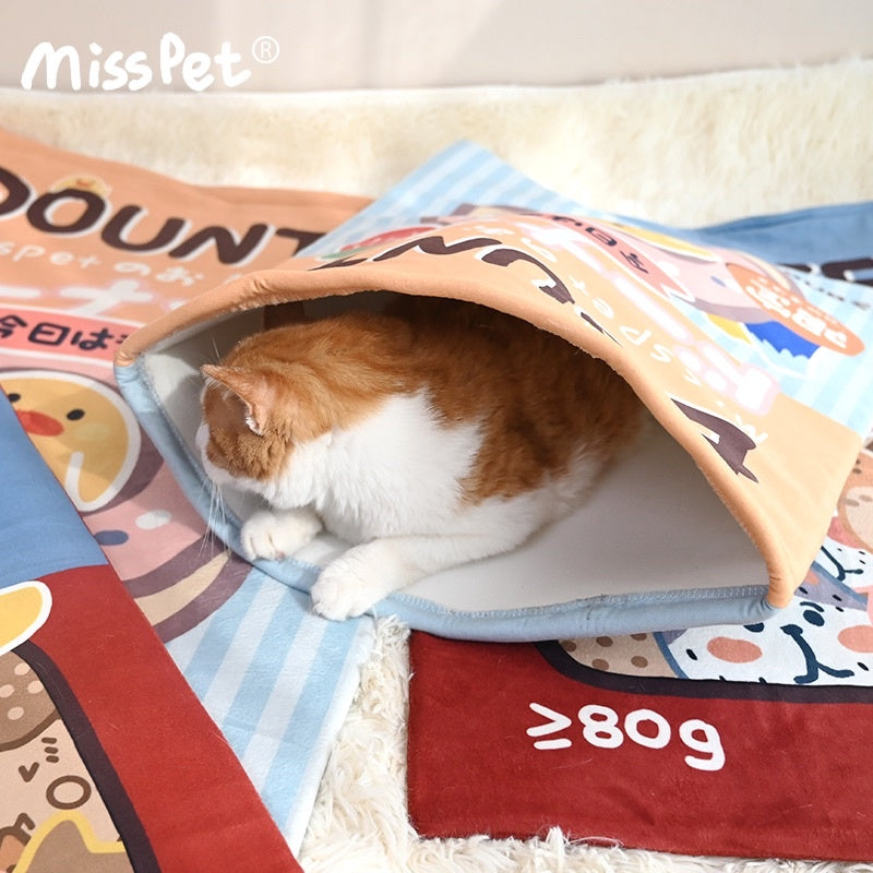 Misspet soft cat bag pocket bed donut 🍩 cookie 🍪