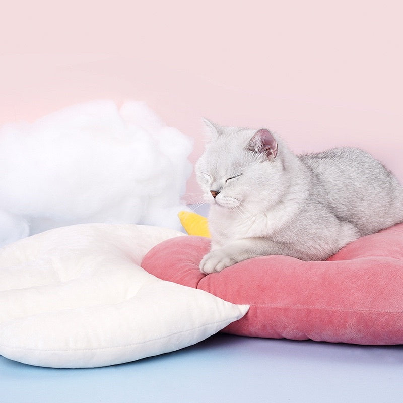 Zeze Pink heart pet bed for cat dog sleeping bed