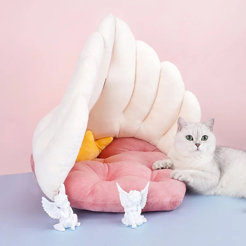Zeze Pink heart pet bed for cat dog sleeping bed