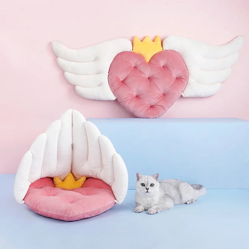 Zeze Pink heart pet bed for cat dog sleeping bed