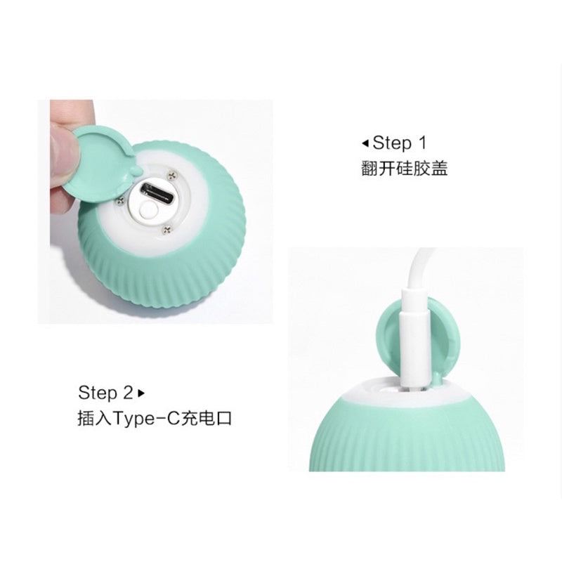 Cat toy electronic running rolling ball quiet chaser pet toy