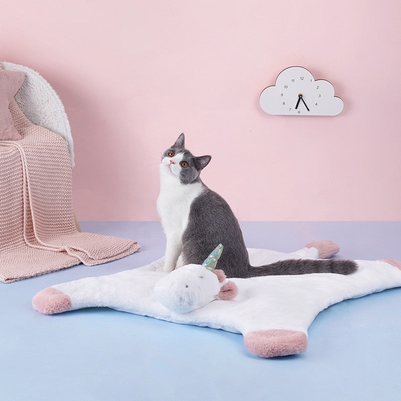 Zeze unicorn 🦄 cat sleeping soft bed pet bed