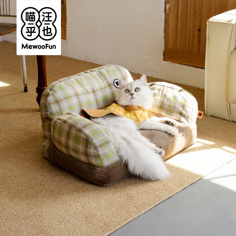 MewooFun grid cat nest bed cat sofa